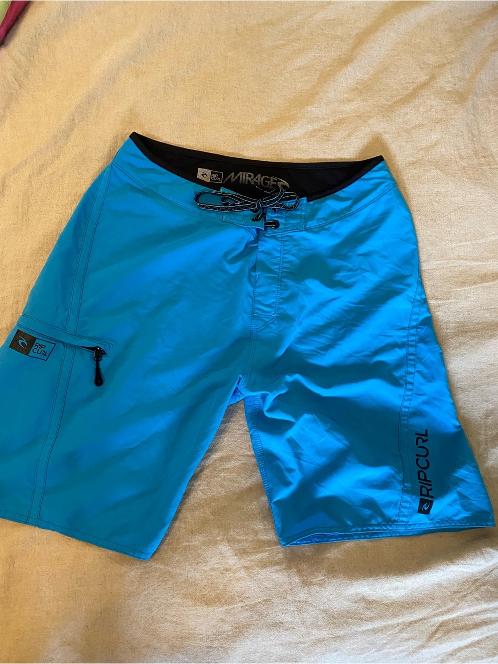 Rip Curl Mirage Men’s Swim Board Shorts in Cyan Blue
